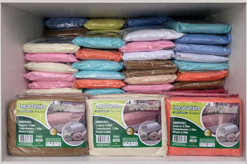 Lençol solteiro de elástico